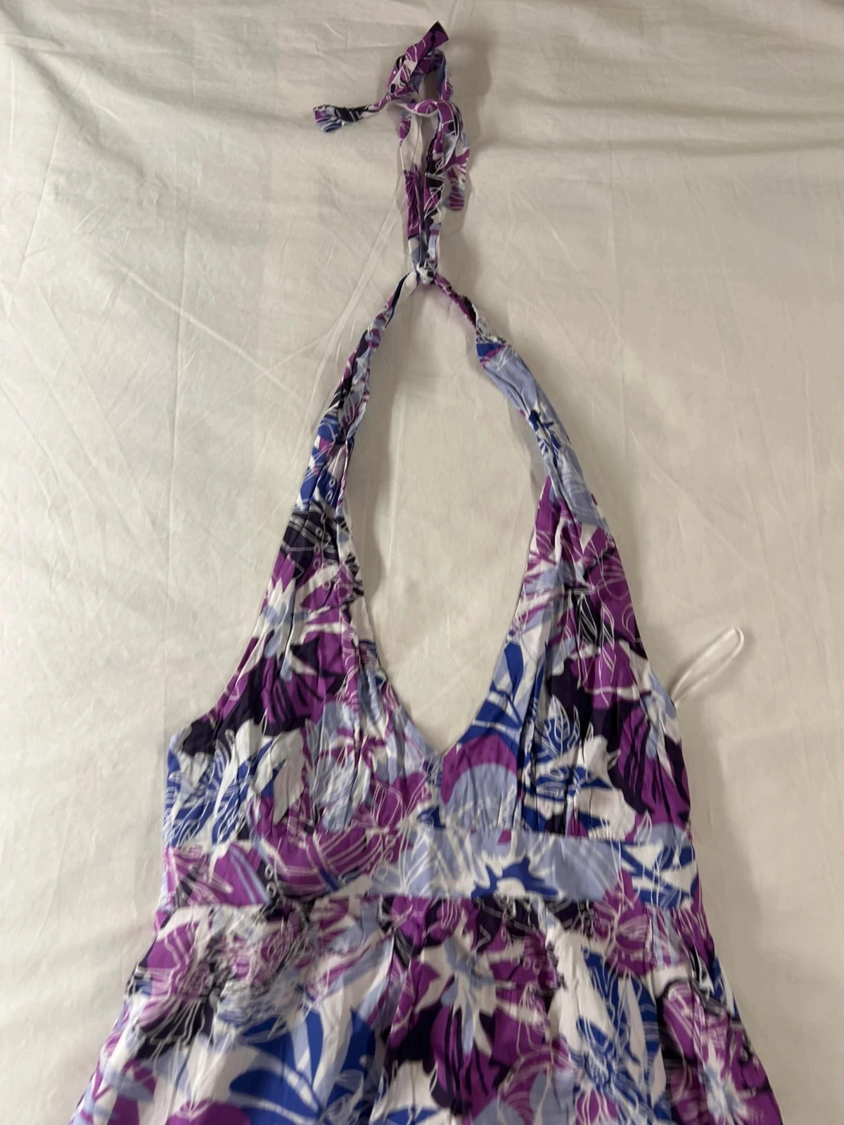 Paarse zomerjurk met open rug promod – photo 12